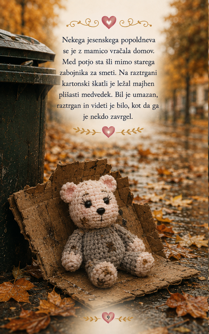 Deklica in plišasti medvedek