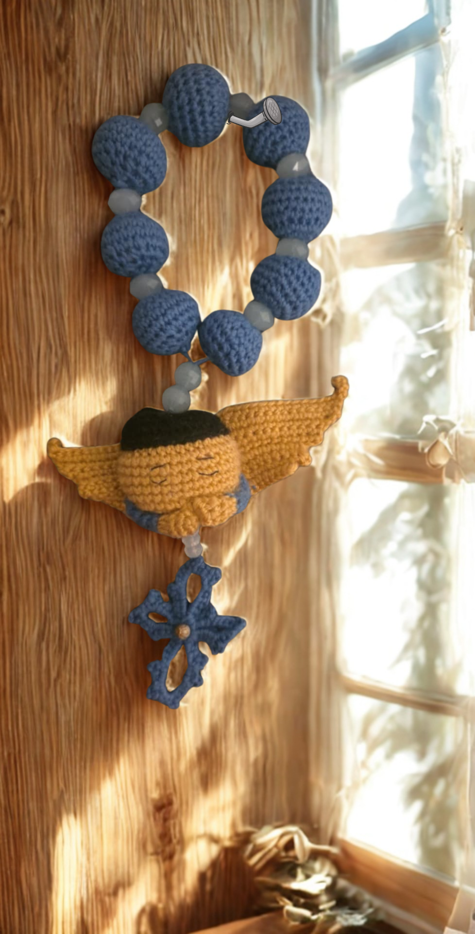 Hand-crocheted Guardian Angel – a unique gift for babies